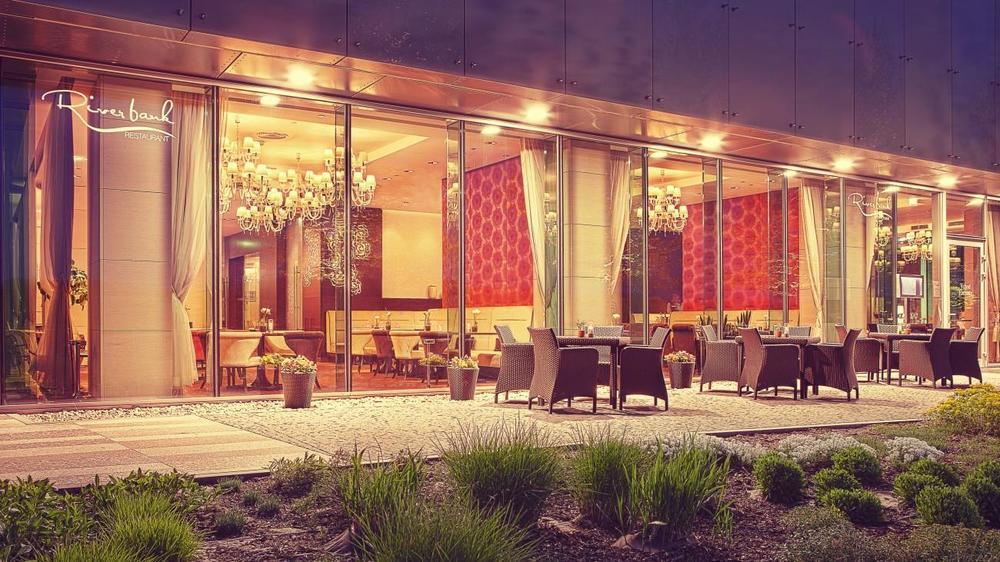 Grand Hotel River Park, A Luxury Collection Hotel, Bratislava Restaurant billede The restaurant